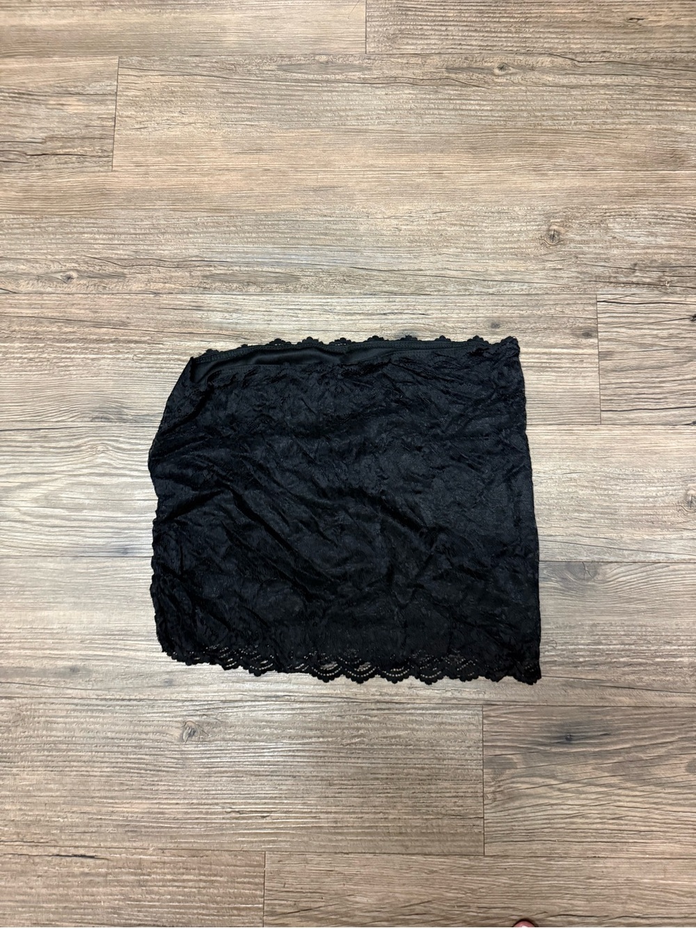 Fashion Nova Black Lace Mini Skirt